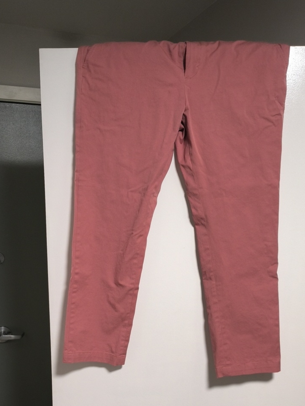 Men's Dusty Rose Chinos Stretch Pants
